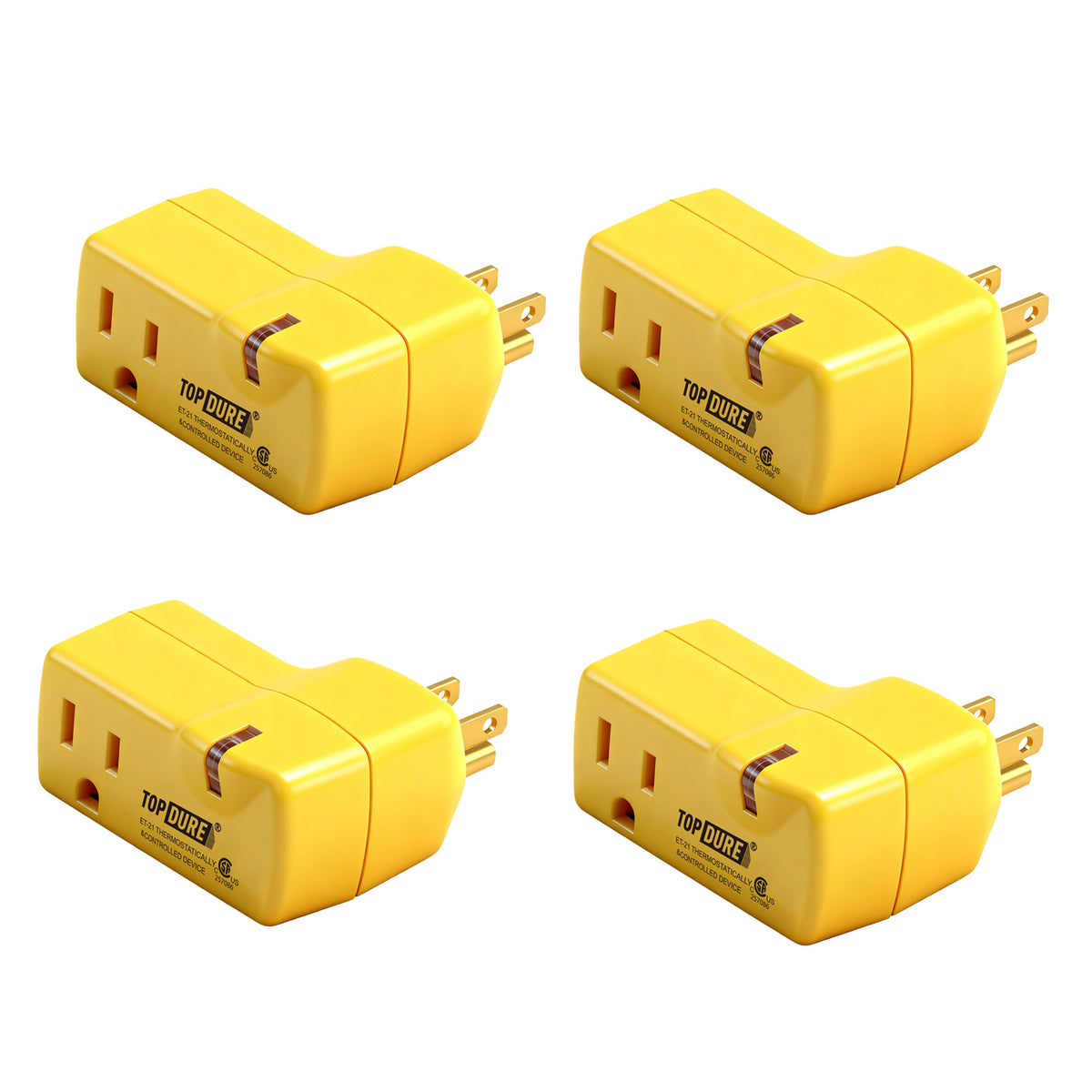 TOPDURE Freeze Thermostatically Controlled Outlet for Heating Cable On Below 38℉ and Off Over 50℉