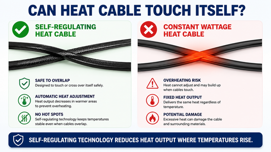 Can Heat Cable Touch Itself?