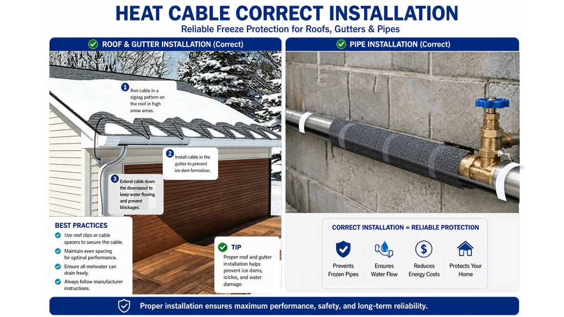 Heat Cable Installation Mistakes to Avoid