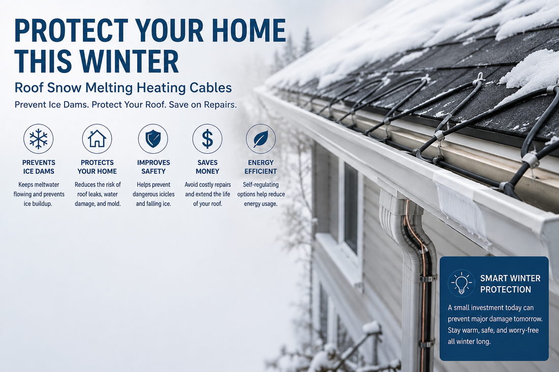 Why Roof Snow Melting Cables Are Essential for Winter Protection?