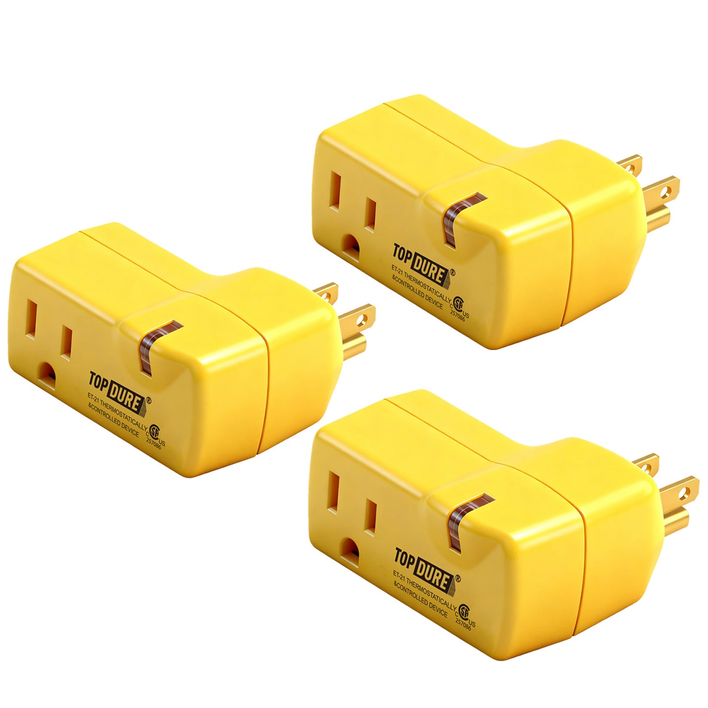 TOPDURE Freeze Thermostatically Controlled Outlet for Heating Cable On Below 38℉ and Off Over 50℉
