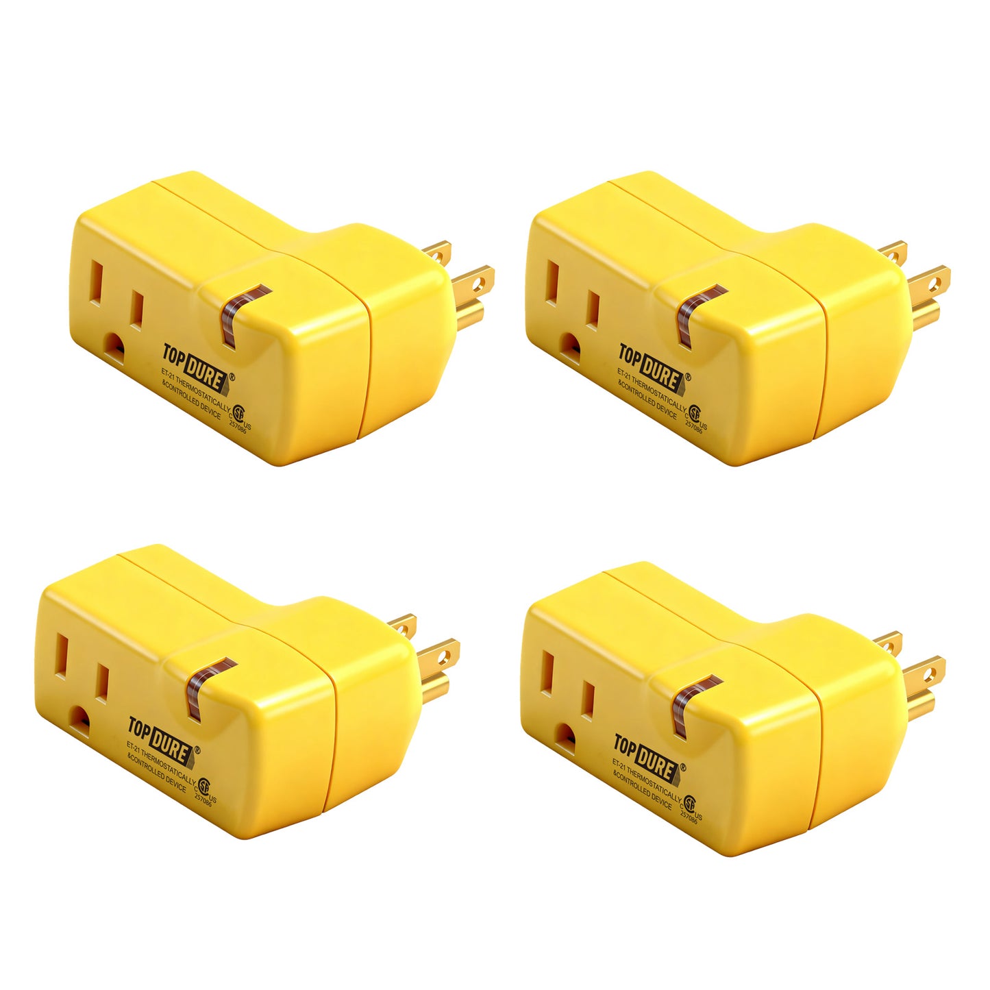 TOPDURE Freeze Thermostatically Controlled Outlet for Heating Cable On Below 38℉ and Off Over 50℉