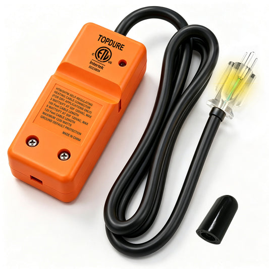 TOPDURE HTM Accessory Connection kit Self-Regulating Heating Cable Plug Kit (Support up to 120ft of 5W/ft or 150ft of 3W/ft heating cable)