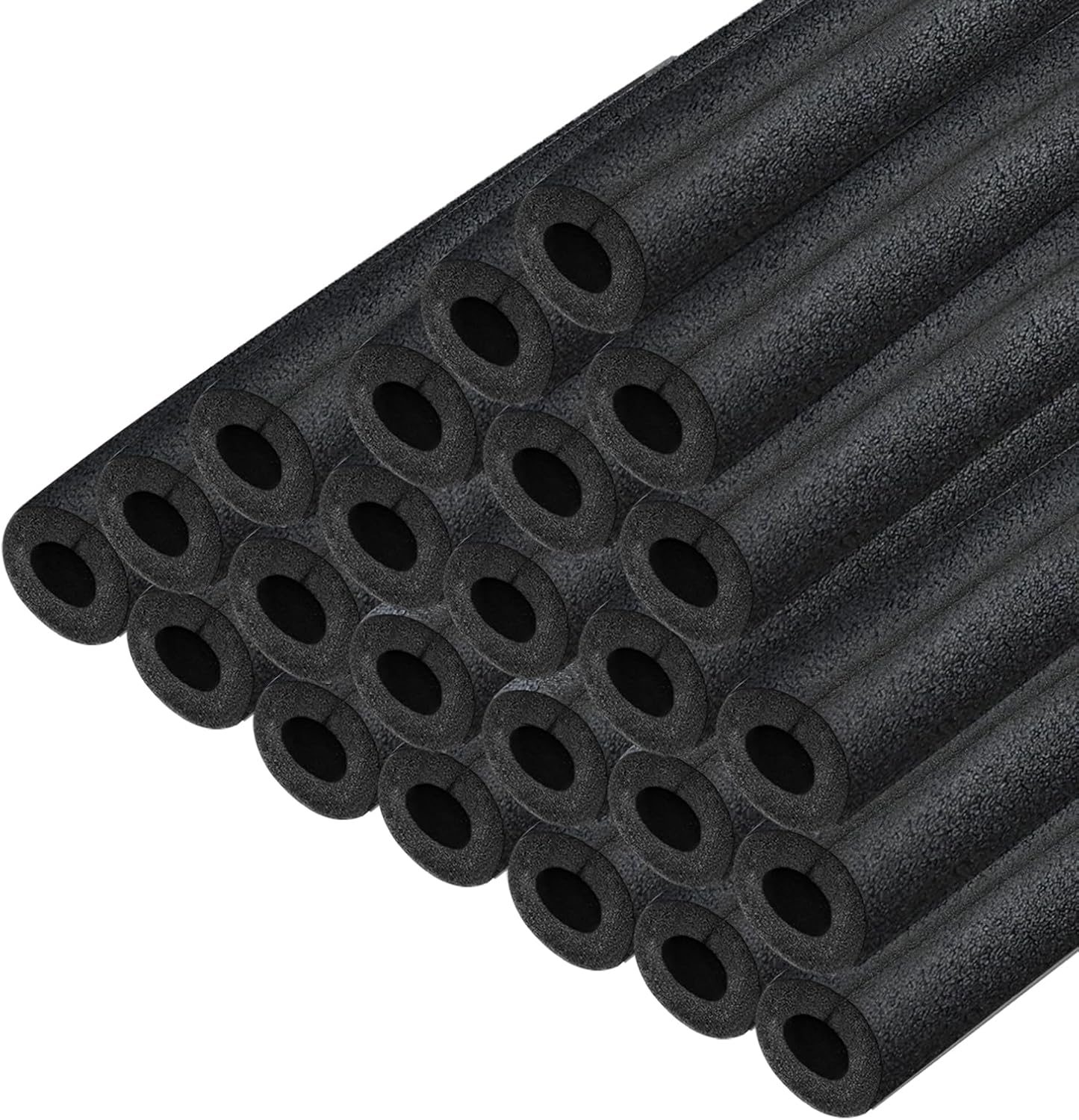 TOPDURE Foam Pipe Insulation Covers, 1/2" Water Pipe Freeze Protection, Foam Tube Wraps for Indoor and Outdoor Water Pipes